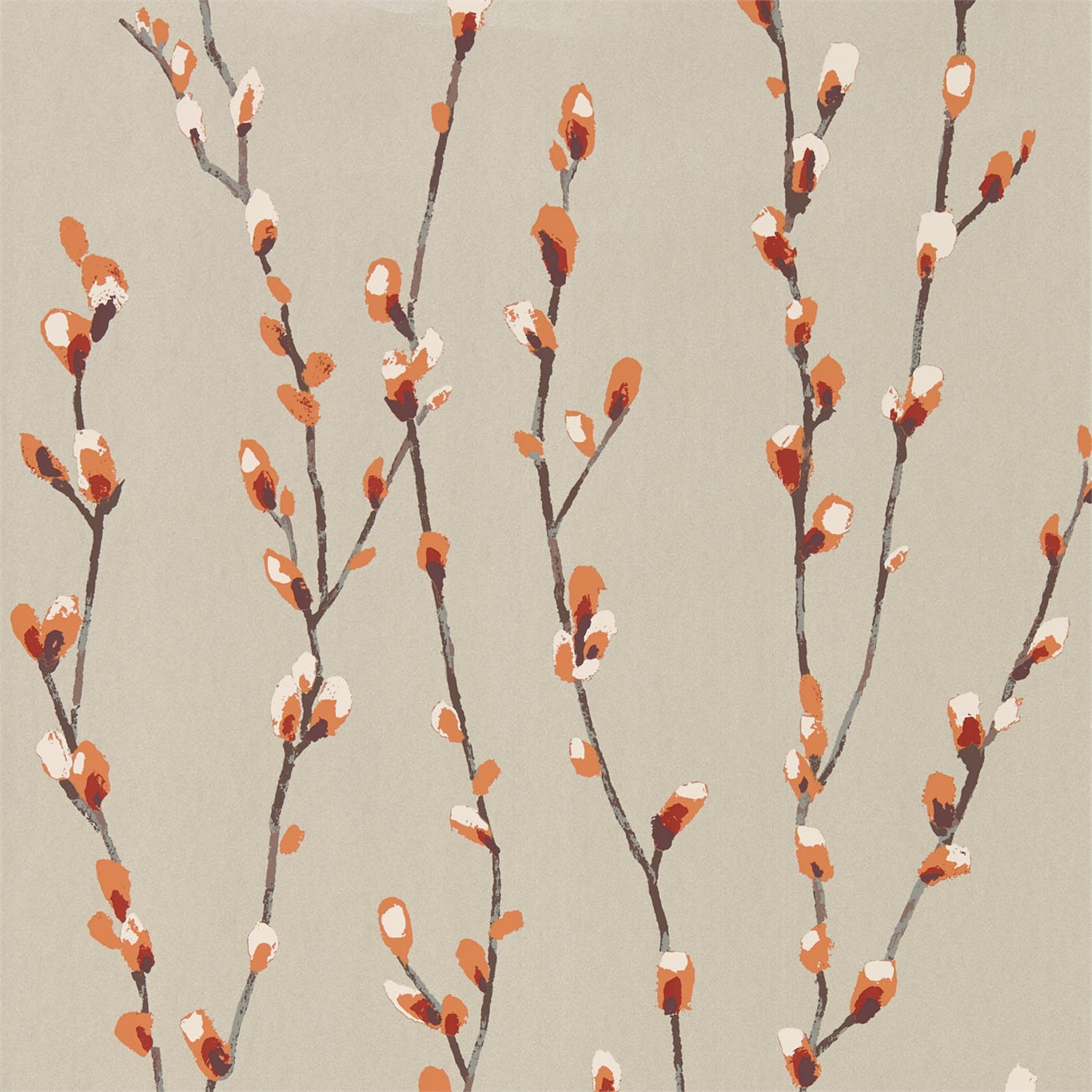 Обои Harlequin Standing Ovation Salice Tangerine/Gilver 111470